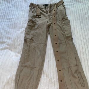 Belted Cargo Pants